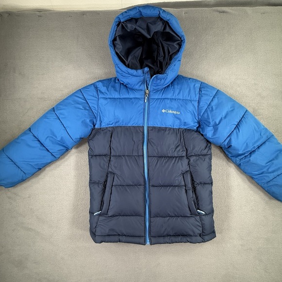 Columbia Other - Columbia Omni-Heat Blue/Navy Boys Medium Winter Puffer Jacket (10/12)
